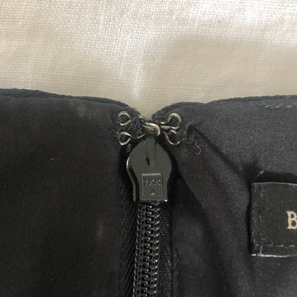 Banana Republic Fringe Crepe Blouse, black, XS - Picture 6 of 6